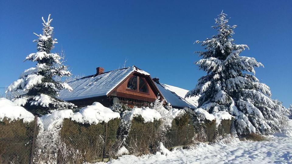 فيلا Dom Grabowa Z Sauna I Podgrzewanym Basenem Gilowice  المظهر الخارجي الصورة